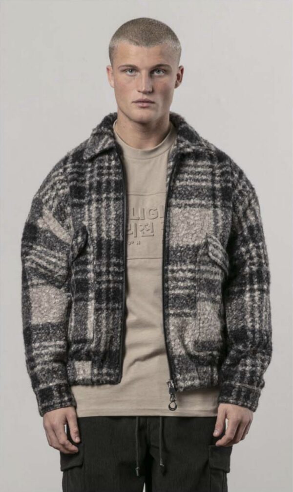 RELIGION Chaqueta " CHECK BOMBER " color beige