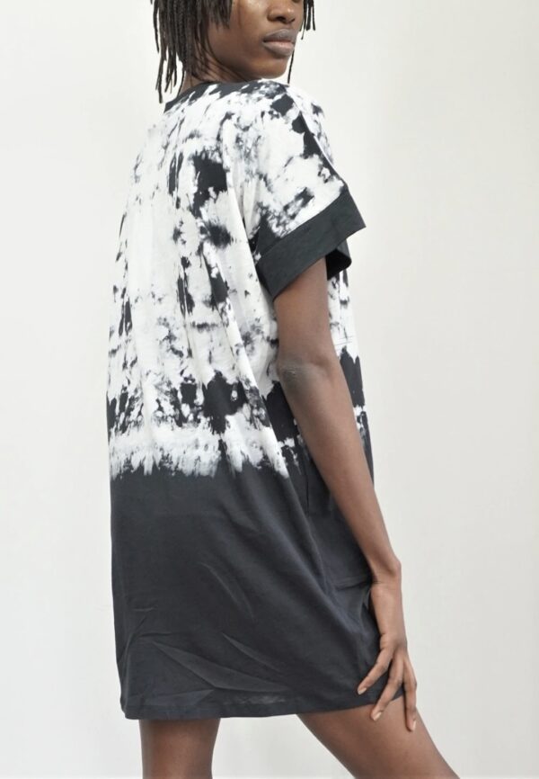 RELIGION Vestido " Hematite " estampado tie dye