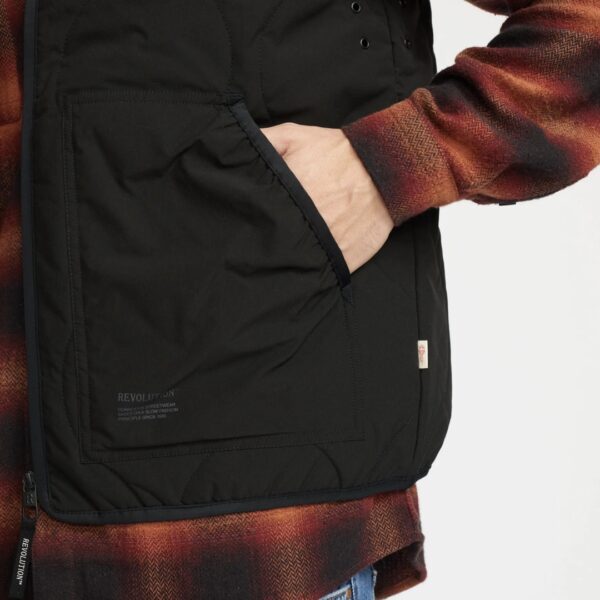 REVOLUTION Chaleco color negro