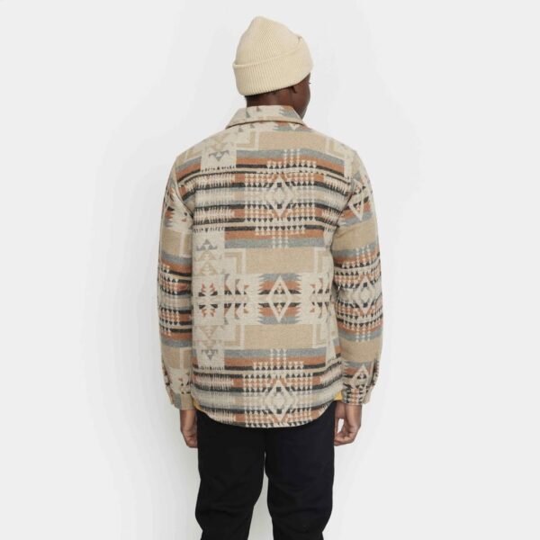 REVOLUTION Sobrecamisa cremallera color khaki