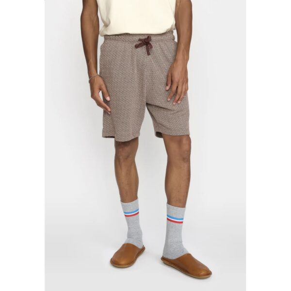 REVOLUTION Bermuda "Jaquard Shorts" color marron