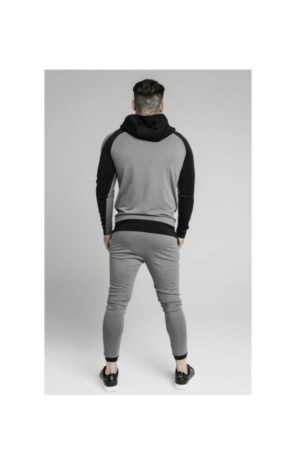 SIKSILK Sudadera " Endurance "  color gris-negro