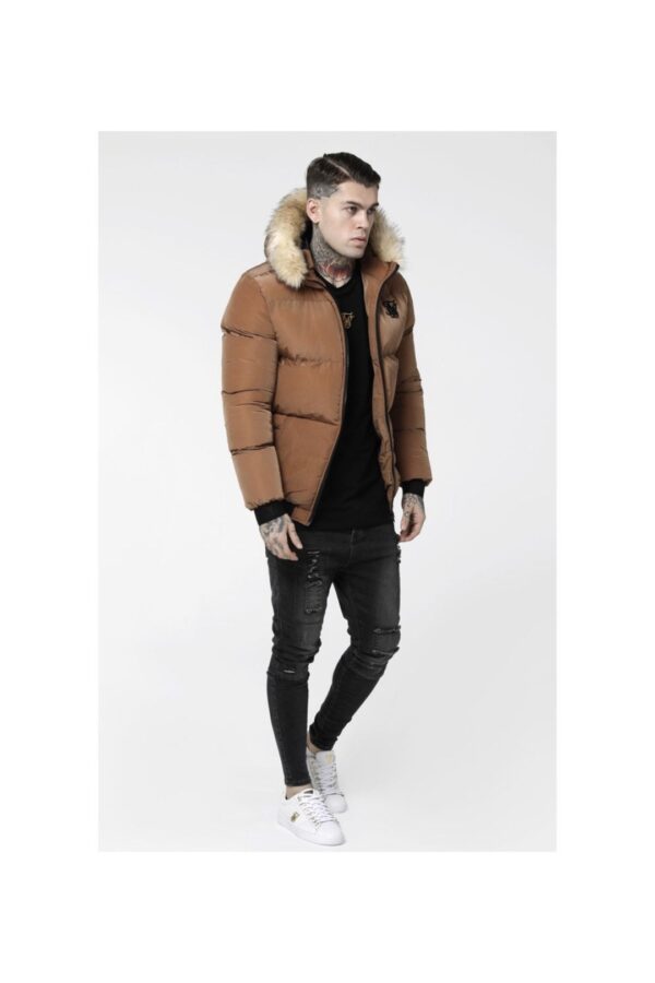 SIKSILK Chaqueta " Distance " color tostado