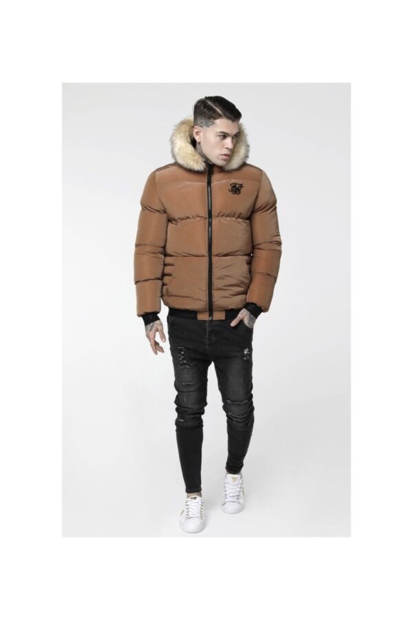 SIKSILK Chaqueta " Distance " color tostado