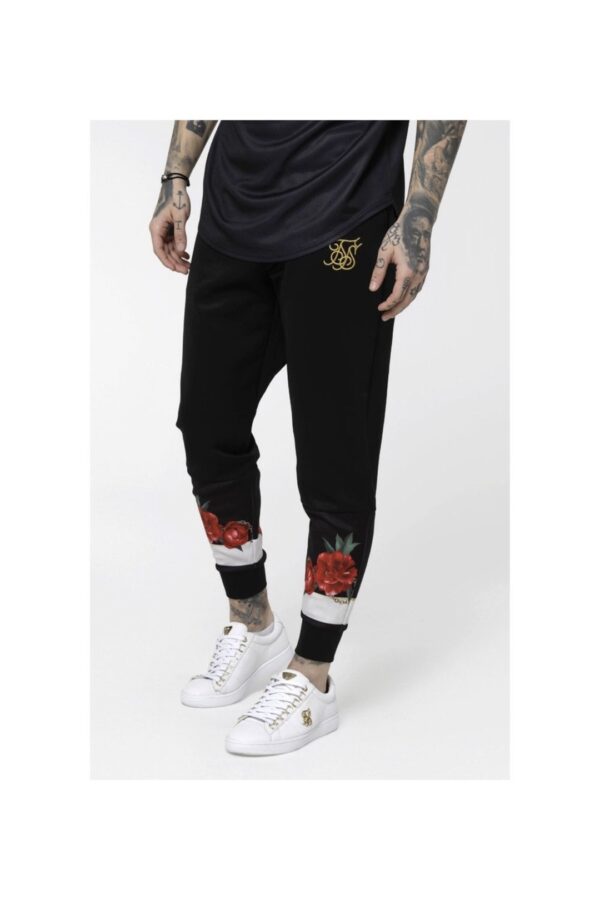 SIKSILK Pantalon " Majestic Poly " color negro