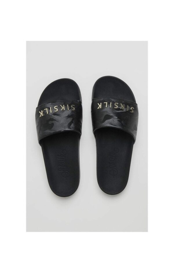 SIKSILK Chanclas " Alpha Camo " color negro