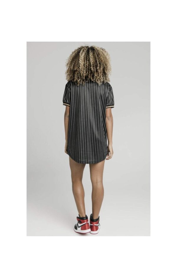 SIKSILK Vestido " Baseball " color negro
