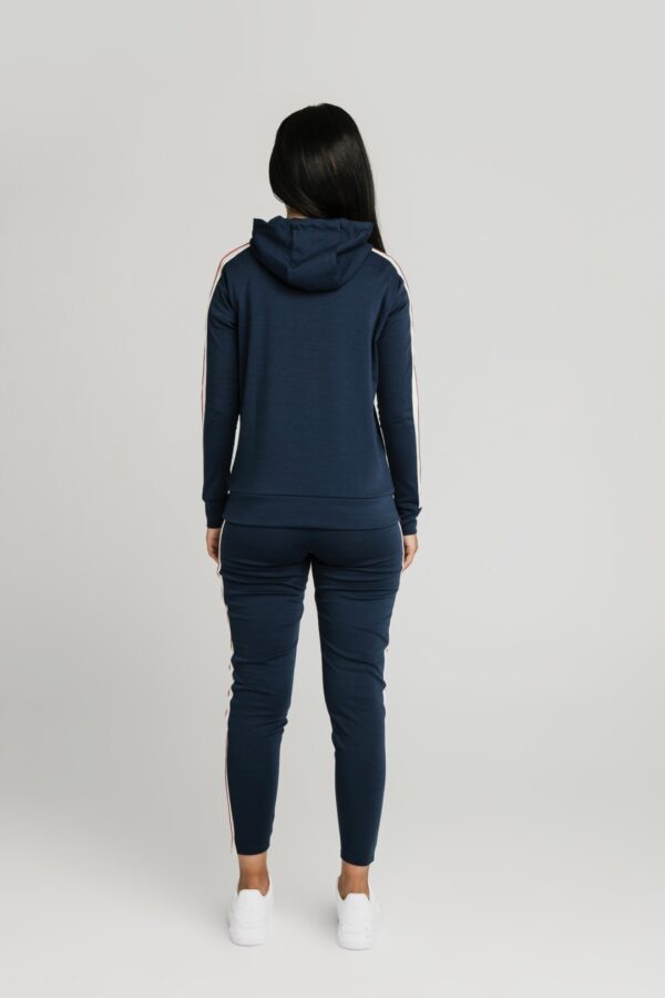 SIKSILK Sudadera con capucha color marino