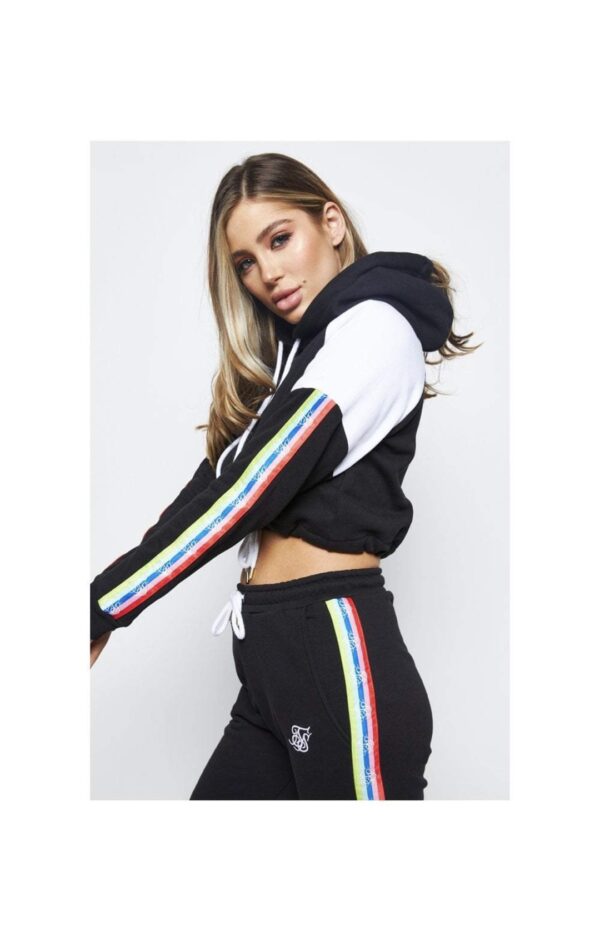 SIKSILK Sudadera "Spectrum " color negro
