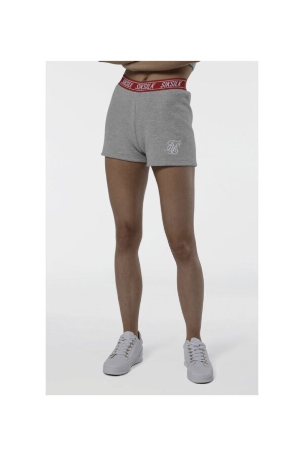 SIKSILK Shorts afelpados color gris