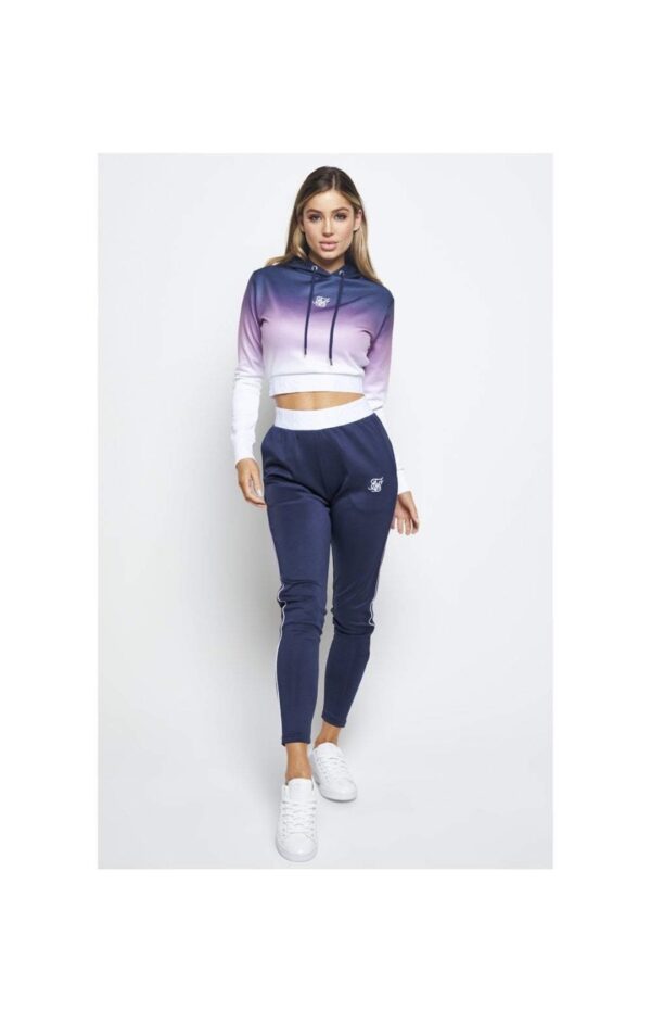 SIKSILK Sudadera  "Violet Fade" color degradado violeta con azul
