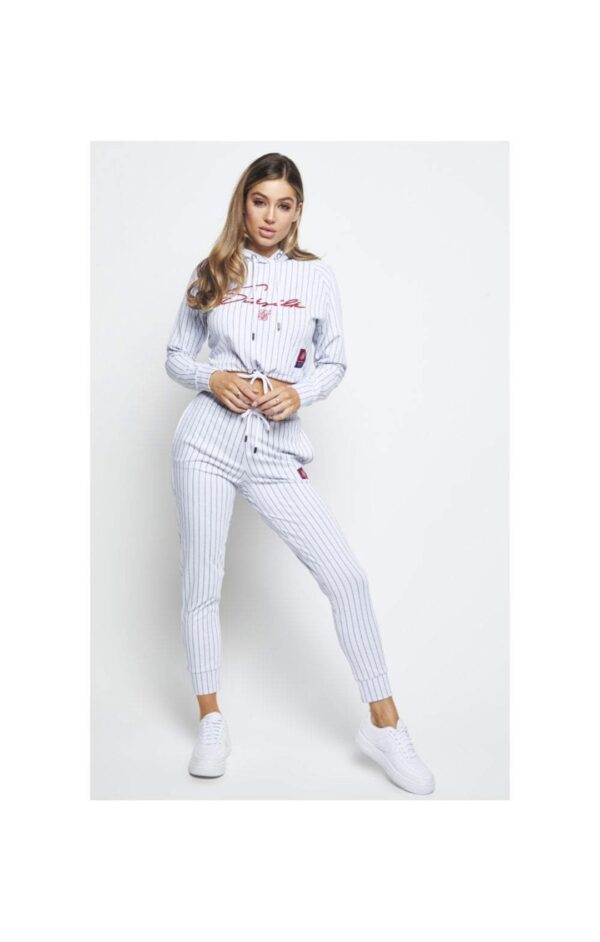 SIKSILK Pantalon " Retro Sport " color blanco