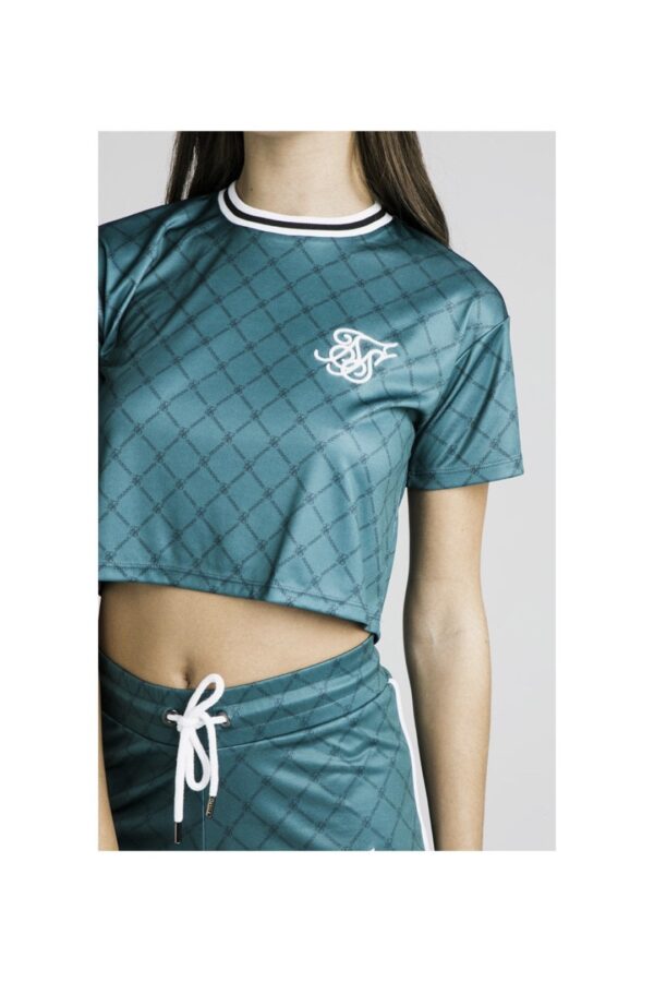 SIKSILK Camiseta " Allover Print " color verde