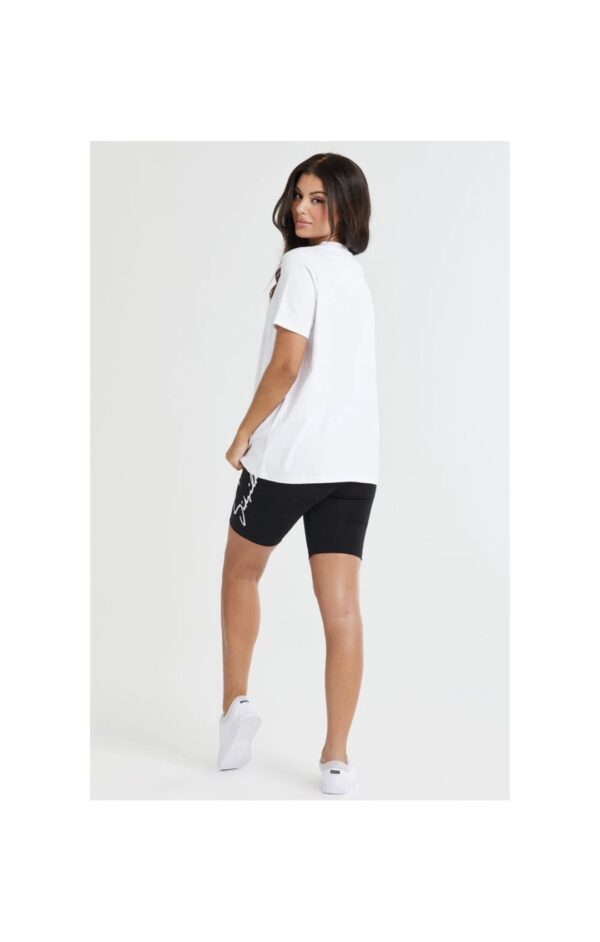 SIKSILK Camiseta " Essential Boyfriend " color blanco