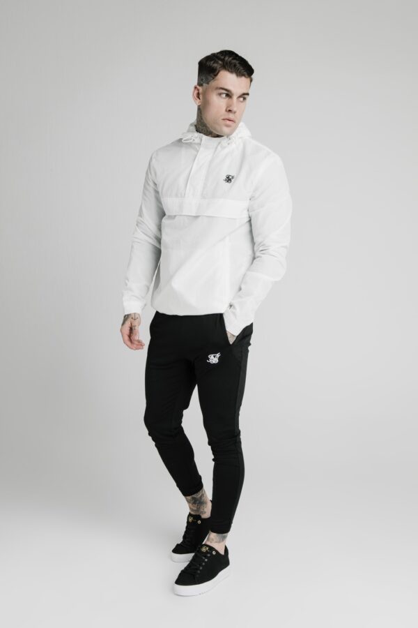 SIKSILK Cortavientos con capucha " Energy "color blanco
