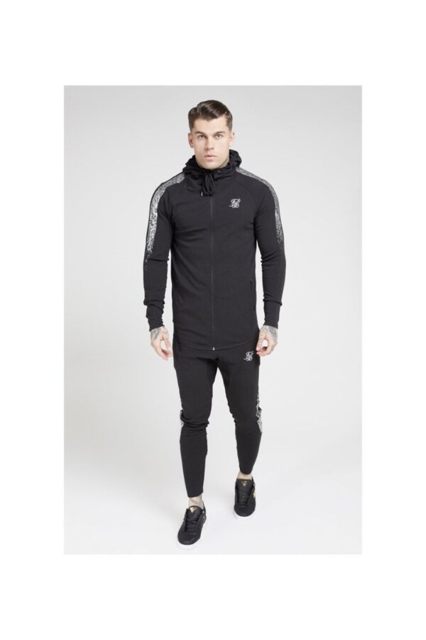SIKSILK Chaqueta con capucha " Fade " color negro