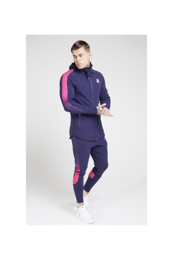 SIKSILK Chaqueta " Fade Pannel " color marino