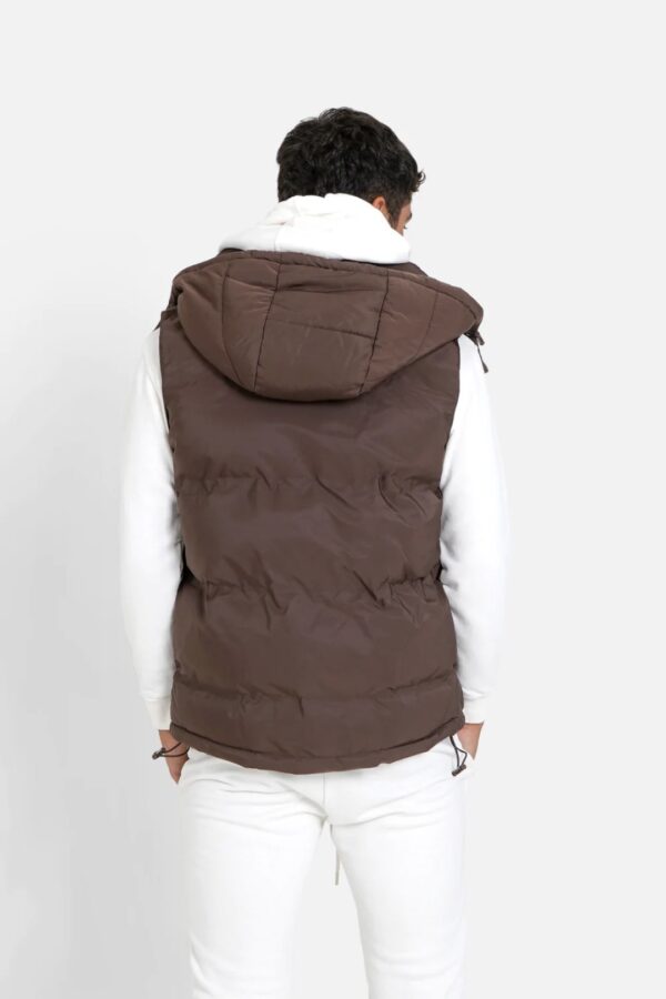 SIXTH JUNE Chaleco " Thermo Sleevelees " color marron