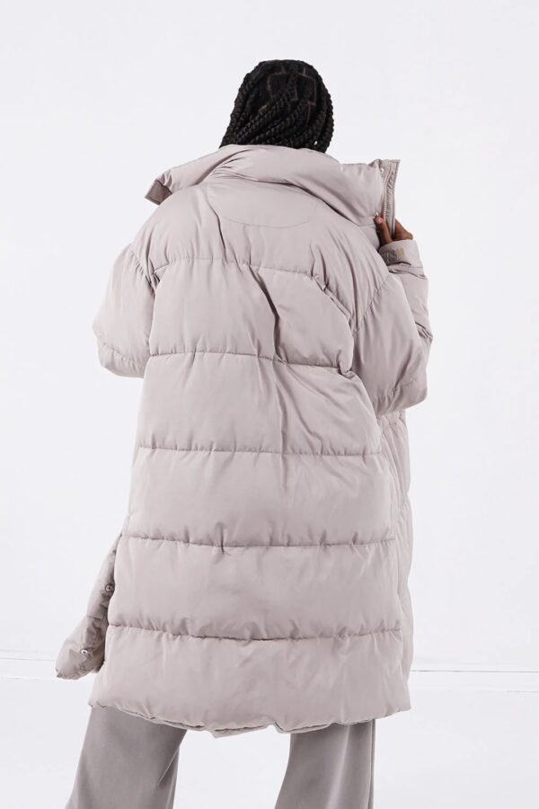 SIXTH JUNE Chaqueta " Long Puffer w-chest Pockets " color beige