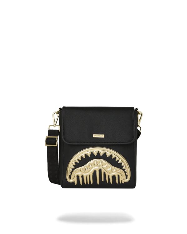 SPRAYGROUNDBolso"GOLD AND DANGEROUS MESSENGER BAG"