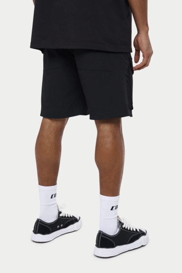 THE COUTURE CLUB Bermuda " Panelled Cargo " color negro