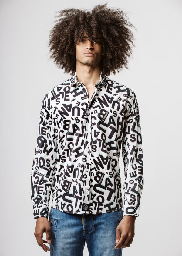 Camisa THEUNTOUCHABLES " Alphabet " color blanco