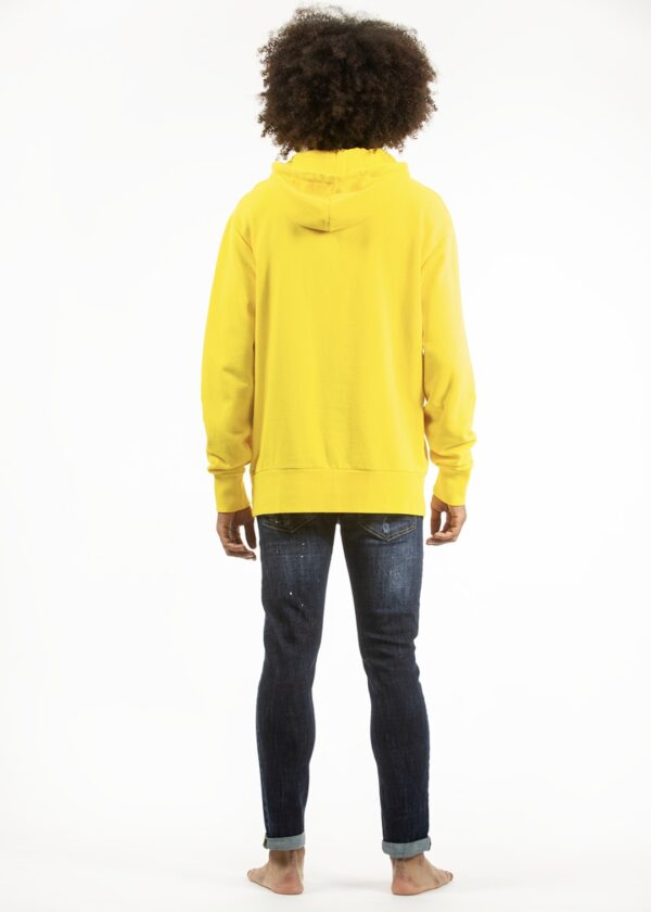 THE UNTOUCHABLES Sudadera " Street Logo Over " color amarillo