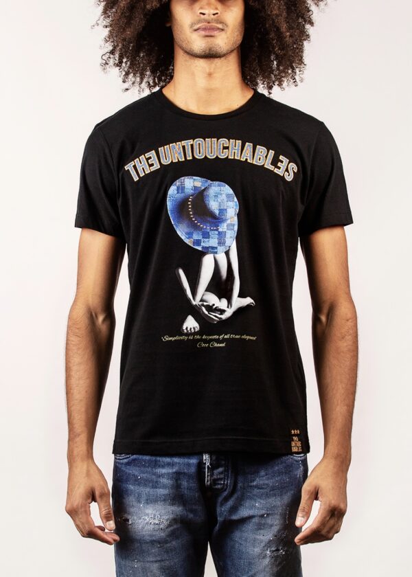 THE UNTOUCHABLES Camiseta " HAT " color negro