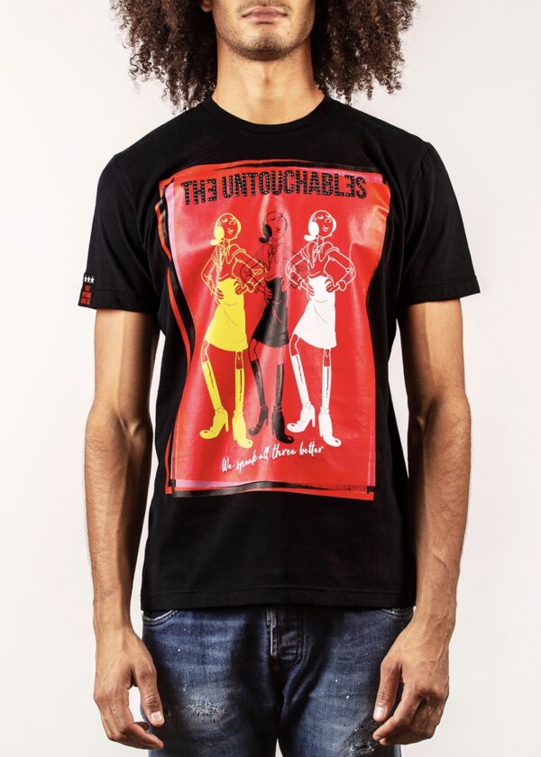 THE UNTOUCHABLES Camiseta " OLIVIA WARHOL" color negro