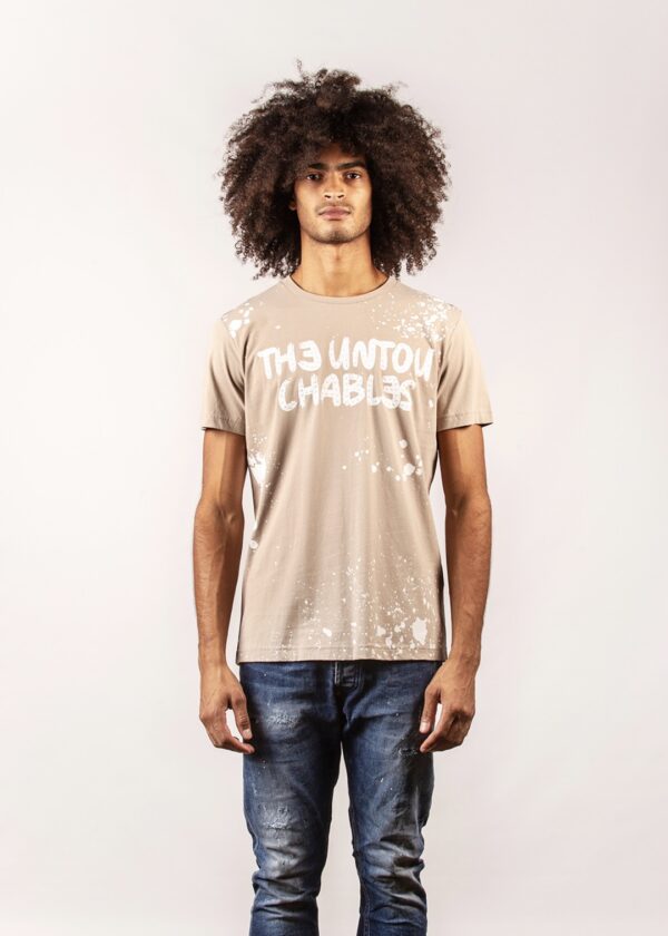 THE UNTOUCHABLES Camiseta " WASTED GRUNGE " color gris