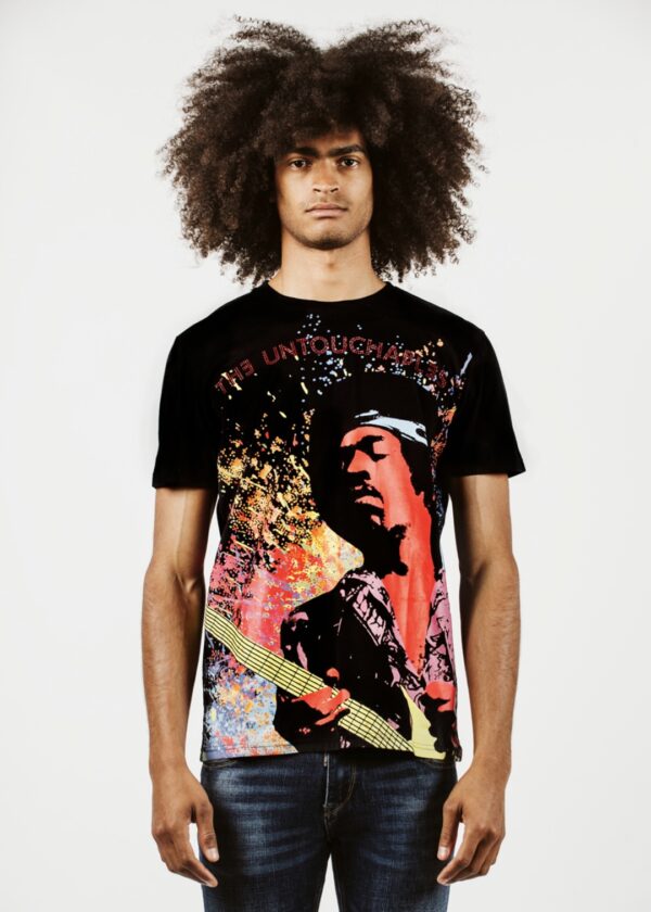 THE UNTOUCHABLES Camiseta " Jimi " color negro