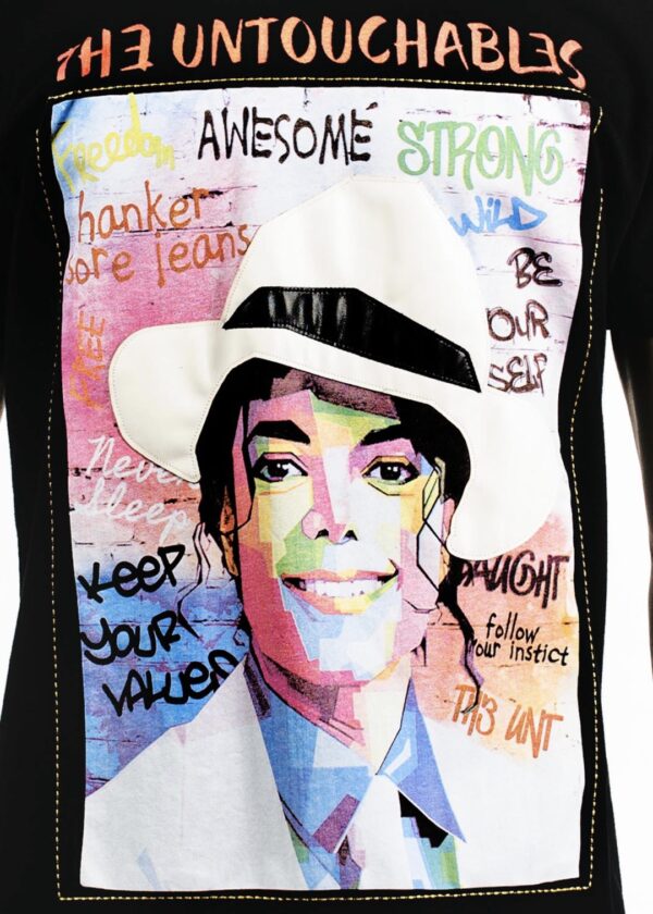 THE UNTOUCHABLES Camiseta " Art Portrait " color negro