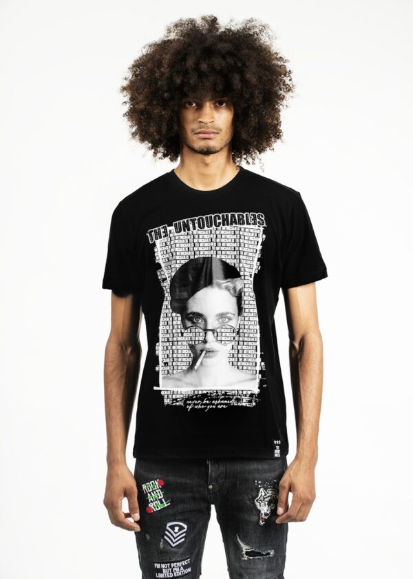 THE UNTOUCHABLES Camiseta " Woman " color negro
