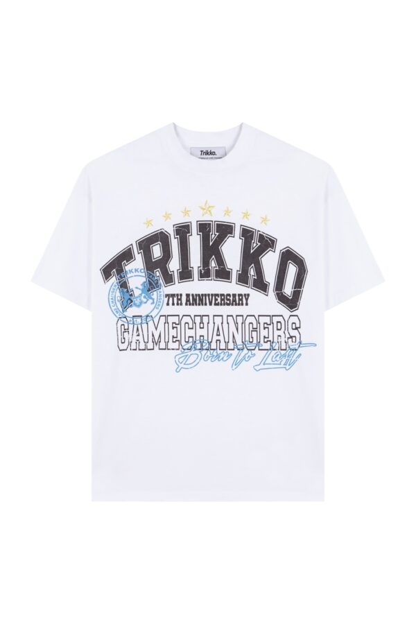 TRIKKO Camiseta "7 ANNIVERSARY TEE"color blanco
